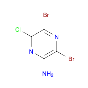 3,5-Dibromo-6-chloropyrazin-2-amine