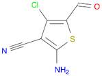 2-Amino-4-chloro-3-cyano-5-formylthiophene