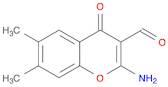 2-Amino-3-formyl-6,7-dimethylchromone