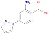 2-Amino-4-(1H-pyrazol-1-yl)benzoic Acid