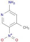 2-​Pyridinamine, 4-​methyl-​5-​nitro-