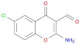 2-Amino-6-chloro-4-oxo-4H-chromene-3-carbaldehyde