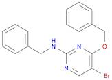 2-BENZYLAMINO-4-BENZYLOXY-5-BROMOPYRIMIDINE