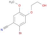 2-Bromo-4-(2-hydroxyethoxy)-5-methoxybenzonitrile