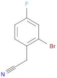 2-BROMO-4-FLUOROPHENYLACETONITRILE