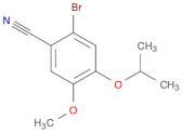 2-Bromo-4-isopropoxy-5-methoxybenzonitrile