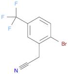 2-(2-Bromo-5-(trifluoromethyl)phenyl)acetonitrile