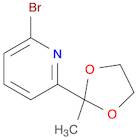 2-Bromo-6-(2-methyl-1,3-dioxolan-2-yl)pyridine