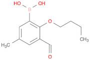 2-Butoxy-3-formyl-5-methylphenylboronic acid