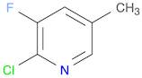 2-Chloro-3-fluoro-5-methylpyridine