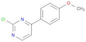 2-Chloro-4-(4-methoxyphenyl)pyrimidine