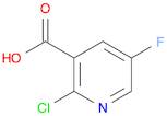 2-Chloro-5-fluoronicotinic acid