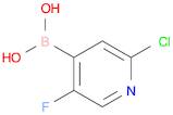 (2-Chloro-5-fluoropyridin-4-yl)boronic acid