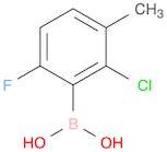 2-Chloro-6-fluoro-3-methylphenylboronic acid