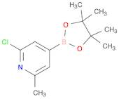 2-Chloro-6-methyl-4-(4,4,5,5-tetramethyl-1,3,2-dioxaborolan-2-yl)pyridine