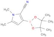 1,5-Dimethyl-3-(4,4,5,5-tetramethyl-1,3,2-dioxaborolan-2-yl)-1H-pyrrole-2-carbonitrile