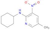 2-Cyclohexylamino-5-methyl-3-nitropyridine