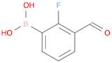 (2-Fluoro-3-formylphenyl)boronic acid