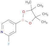 2-Fluoro-4-(4,4,5,5-tetramethyl-1,3,2-dioxaborolan-2-yl)pyridine