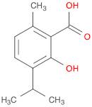 2-Hydroxy-3-isopropyl-6-methylbenzoic acid