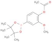 2-Methoxy-4-(4,4,5,5-tetramethyl-1,3,2-dioxaborolan-2-yl)phenyl acetate