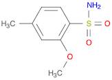 2-Methoxy-4-methylbenzenesulfonamide