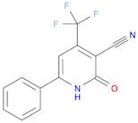 2-Oxo-6-phenyl-4-(trifluoromethyl)-1,2-dihydropyridine-3-carbonitrile