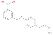 (3-((4-(2-Methoxyethyl)phenoxy)methyl)phenyl)boronic acid