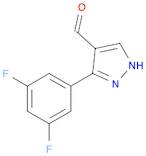 3-(3,5-DIFLUOROPHENYL)-1H-PYRAZOLE-4-CARBALDEHYDE