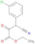 Ethyl 3-(3-chlorophenyl)-3-cyano-2-oxopropanoate