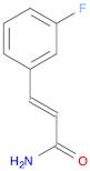 3-(3-Fluorophenyl)-2-propenamide, predominantly trans