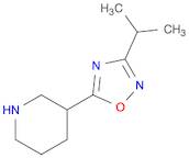 3-(3-Isopropyl-1,2,4-oxadiazol-5-yl)piperidine