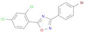 3-(4-BROMOPHENYL)-5-(2,4-DICHLOROPHENYL)-1,2,4-OXADIAZOLE