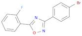 3-(4-Bromophenyl)-5-(2-fluorophenyl)-1,2,4-oxadiazole