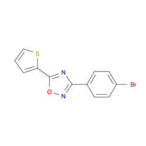 3-(4-Bromophenyl)-5-(thiophen-2-yl)-1,2,4-oxadiazole