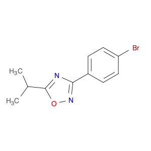 3-(4-Bromophenyl)-5-isopropyl-1,2,4-oxadiazole