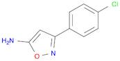 3-(4-Chlorophenyl)isoxazol-5-amine