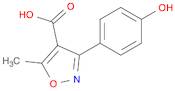 3-(4-HYDROXYPHENYL)-5-METHYLISOXAZOLE-4-CARBOXYLIC ACID