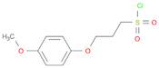 3-(4-Methoxyphenoxy)-1-propanesulfonyl chloride