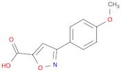 3-(4-Methoxyphenyl)isoxazole-5-carboxylic acid