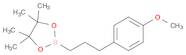 3-(4-Methoxyphenyl)propylboronic acid, pinacol ester