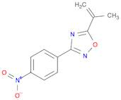 3-(4-Nitrophenyl)-5-(prop-1-en-2-yl)-1,2,4-oxadiazole