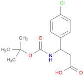 3-((tert-Butoxycarbonyl)amino)-3-(4-chlorophenyl)propanoic acid