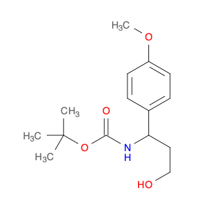 tert-Butyl (3-hydroxy-1-(4-methoxyphenyl)propyl)carbamate