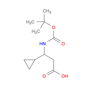 3-((tert-Butoxycarbonyl)amino)-3-cyclopropylpropanoic acid