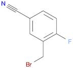 3-(Bromomethyl)-4-fluorobenzonitrile