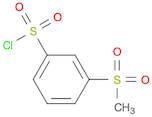 3-(Methylsulfonyl)benzenesulfonyl Chloride