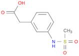 2-(3-(Methylsulfonamido)phenyl)acetic acid