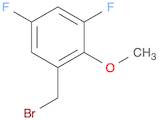 1-(Bromomethyl)-3,5-difluoro-2-methoxybenzene