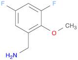 3,5-DIFLUORO-2-METHOXYBENZYLAMINE